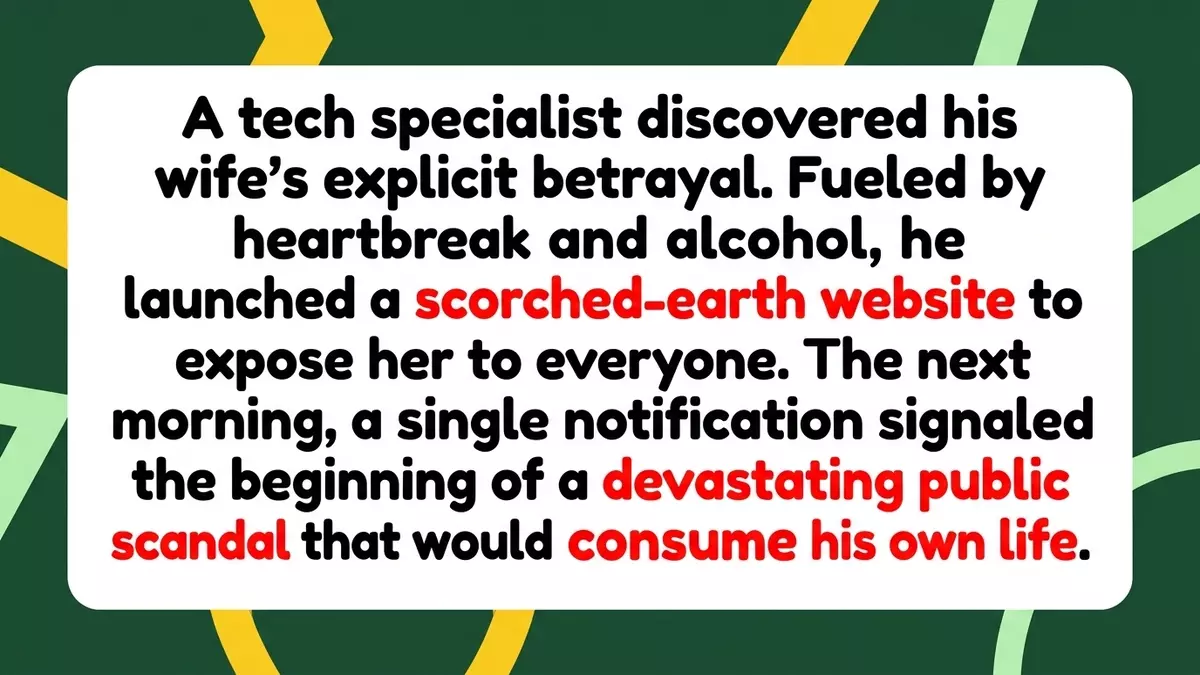Tech Specialist’s “Nuclear” Revenge Backfires After Launching Scorched-Earth Website to Expose Wife